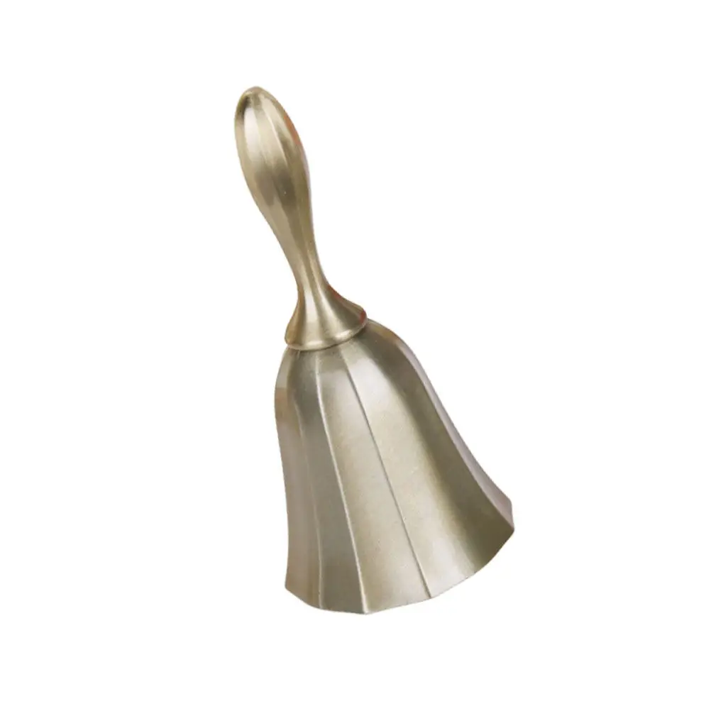 

Retro Restaurant Hand Bell Zinc Alloy Portable Calling Bell for Bar Counter Kitchen Hotel Reception Dining Hall Decoration Party
