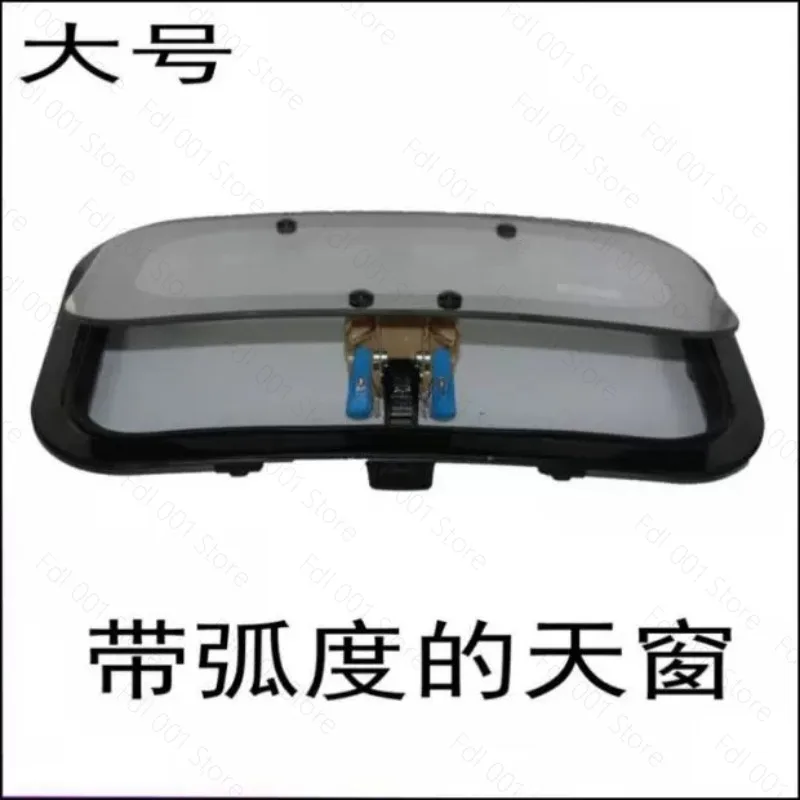 Electric four-wheeler sunroof tricycle breathable tempered glass passenger soliciting