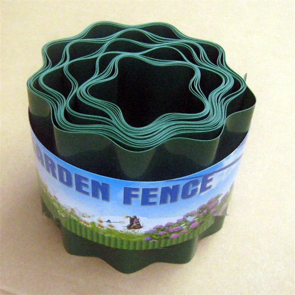 NEW Grass Lawn Border Fence Barrier Edging Border Garden Fence Garden Grass Lawn Outdoor Plastic Fence For Garden