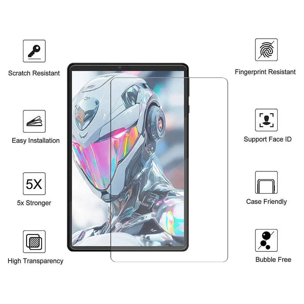 For Headwolf 1 8.8-inch Tempered Glass Screen Protector Shock-proof Anti-fall Advanced HD Protection Hardness Screen 9H P1R0