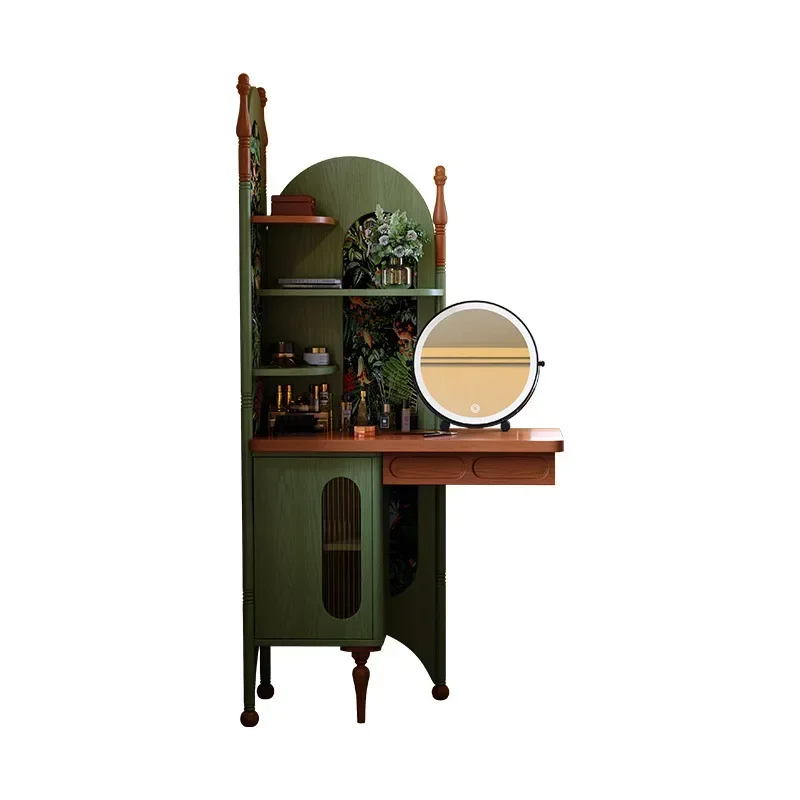

French retro dresser small apartment corner living room chest