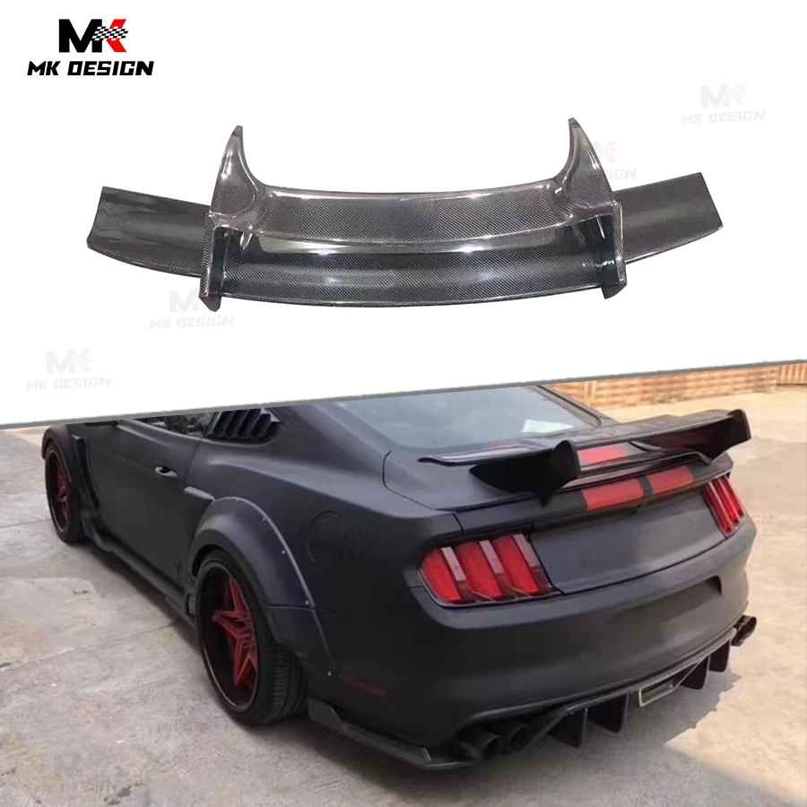 

Carbon Fiber GT Style Rear Wing Trunk Lip Spoiler for Ford Mustang 2015-2022 Rear Trunk Spoiler Wing Car Accessories