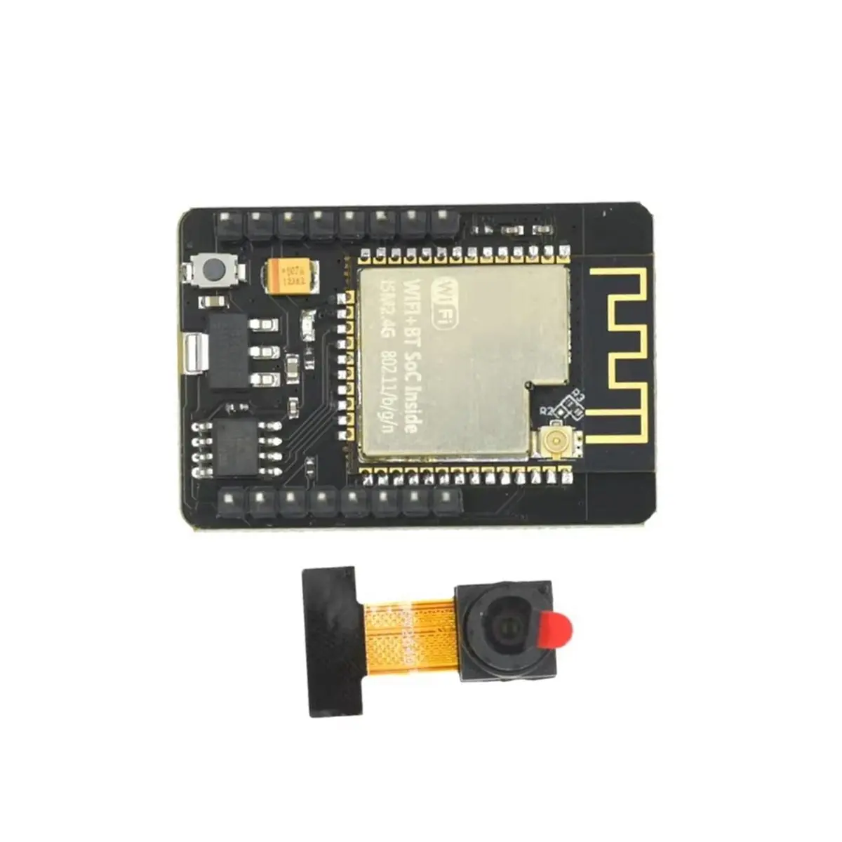 ESP32 Cam WiFi Bluetooth Development Module Board: with OV2640 Camera,CH340 Programmer, BT Type-C for IoT & AI Projects