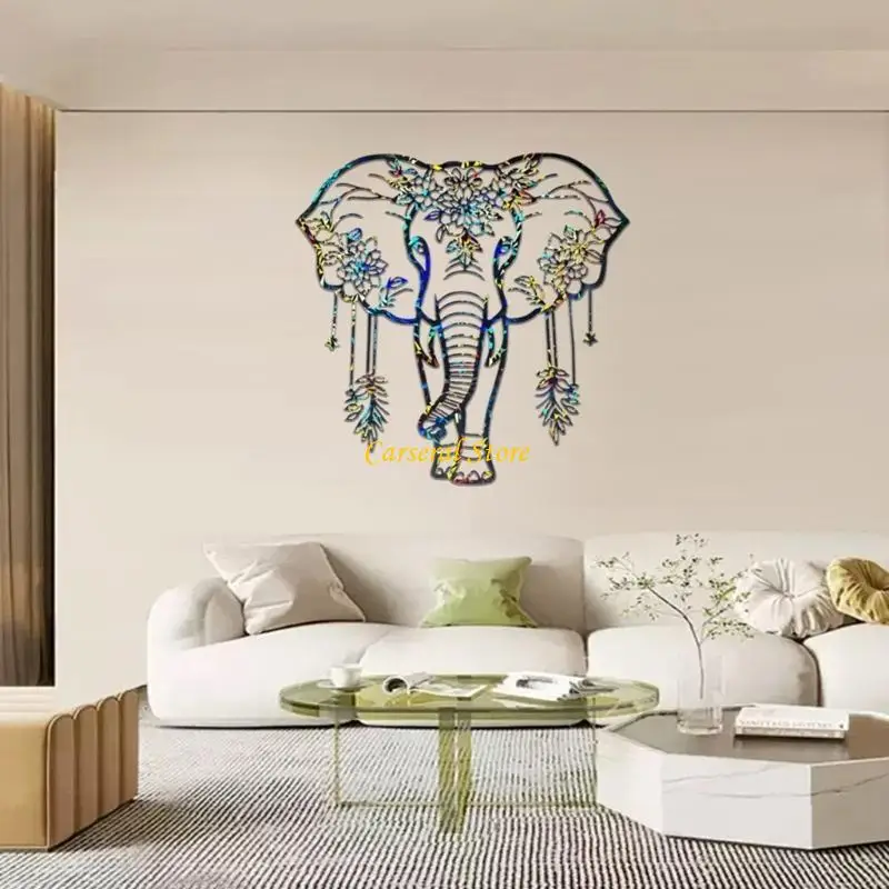 

M4YF Elephant Silicone Mold for Unique Wall Stickers and Ornaments Jewelry Supplies