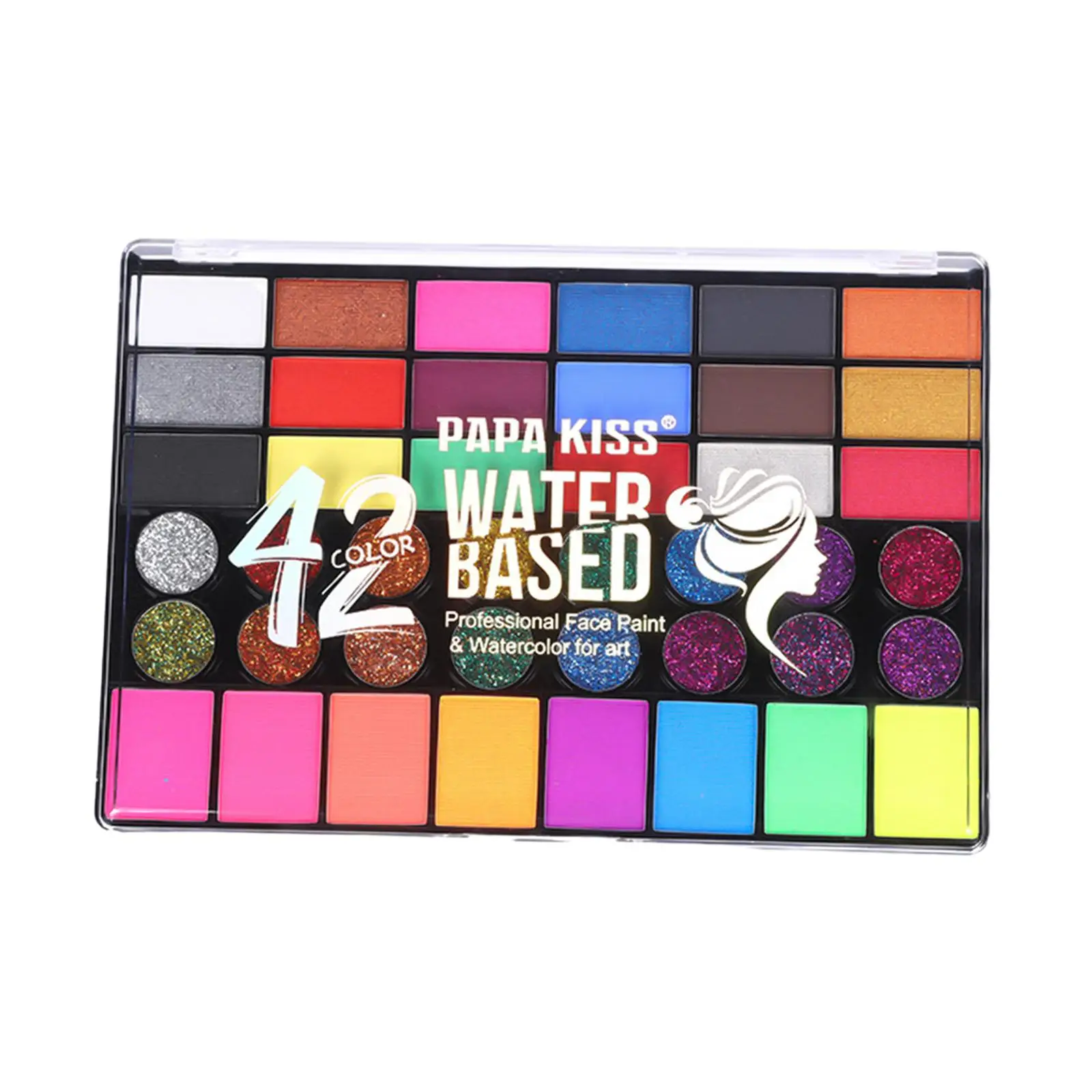 Palette de peinture pour le visage et le corps, maquillage de scène, Halloween Owpat