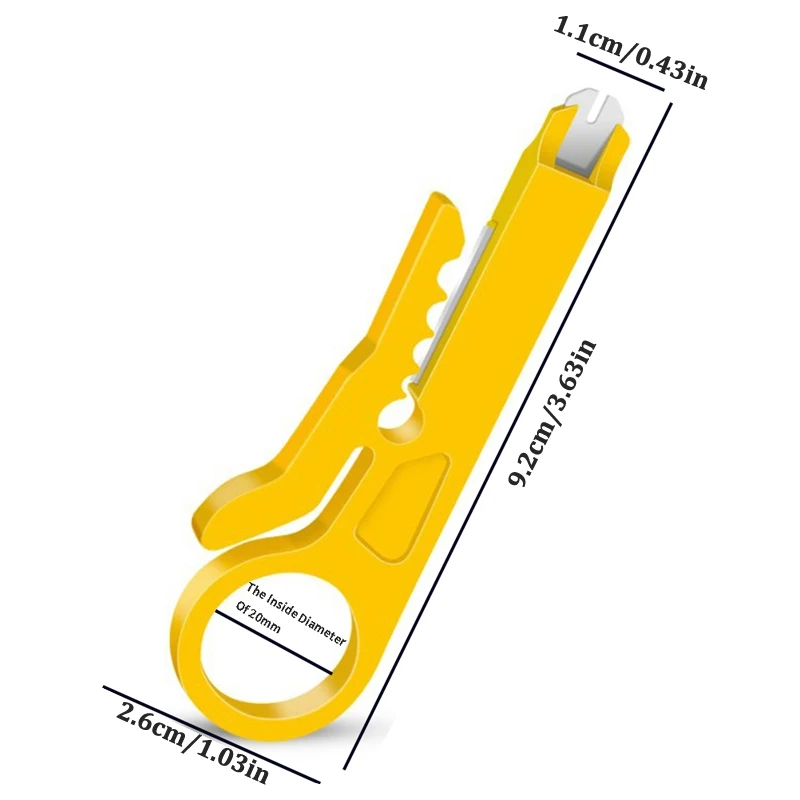 1pc Mini Wire Stripper Crimping Cable Punch Stripping Tool Is Suitable For Network Cable Telephone Line Computer UTP Crimper