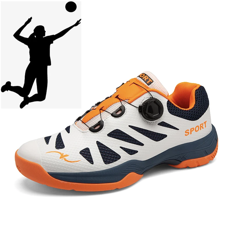 

2024 New Volleyball Shoes Men's Outdoor Fitness Badminton Tennis Sports Training Shoes Table Tennis Sports Shoes Size 35-47