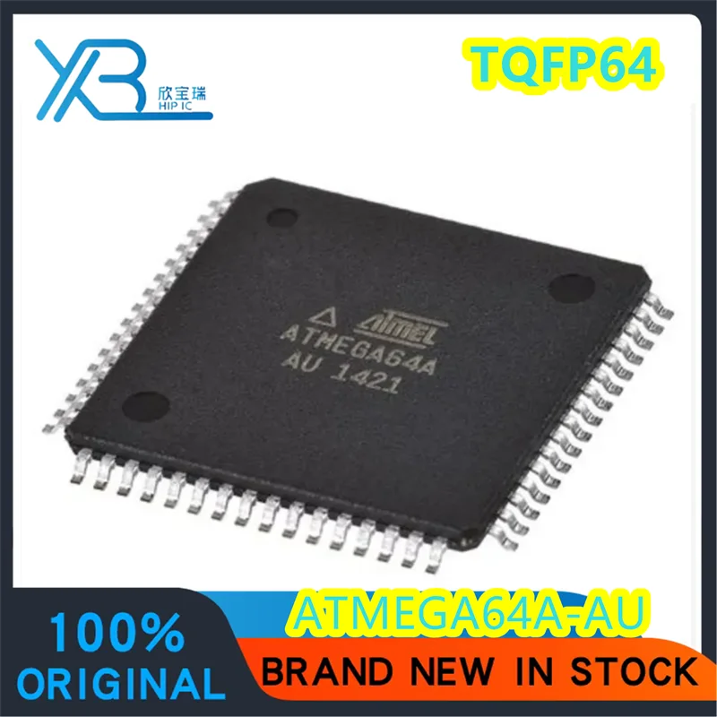 (1/30 pieces) ATMEGA64A-AU ATMEGA64A chip 8-bit microcontroller 64K flash memory TQFP-64 new original spot delivery fast