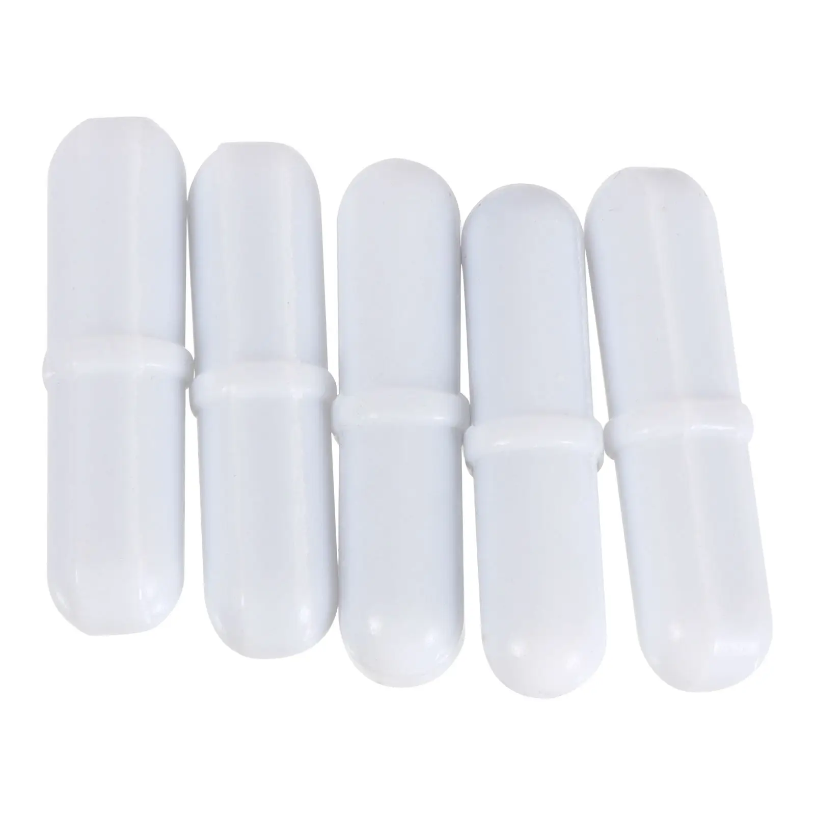 

5 Pcs Stirring Bar PTFE Magnetic Rod Mixer Hot Plate Chemical Experiment Stirrer Bars Practical White Inert