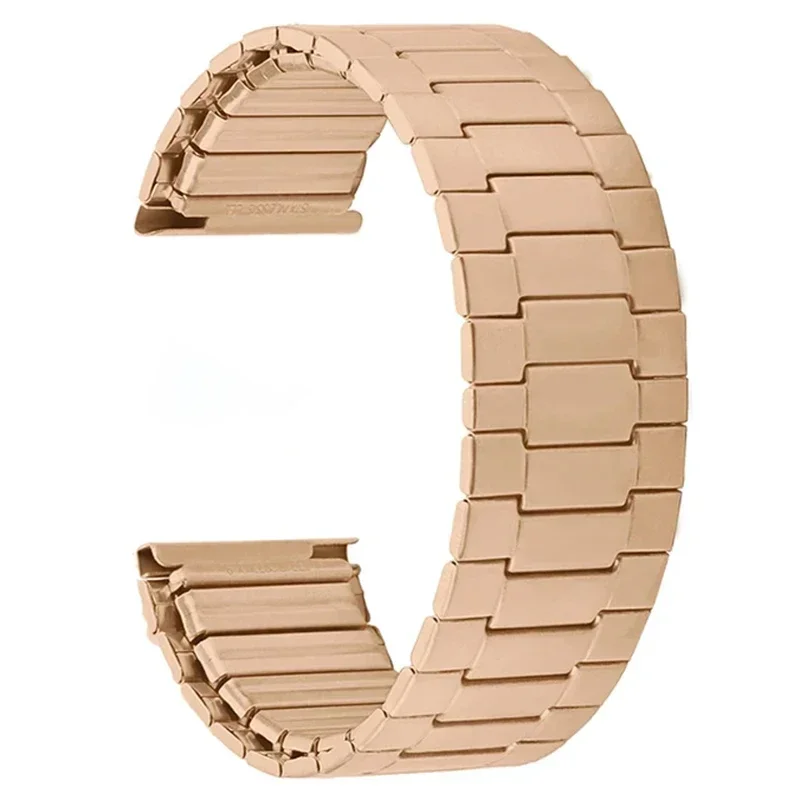 Elastic Stainless Steel Straps 22mm for Seiko for Huawei for Omega Metal Watch Band Quick Release Men Women Universal Bracelet