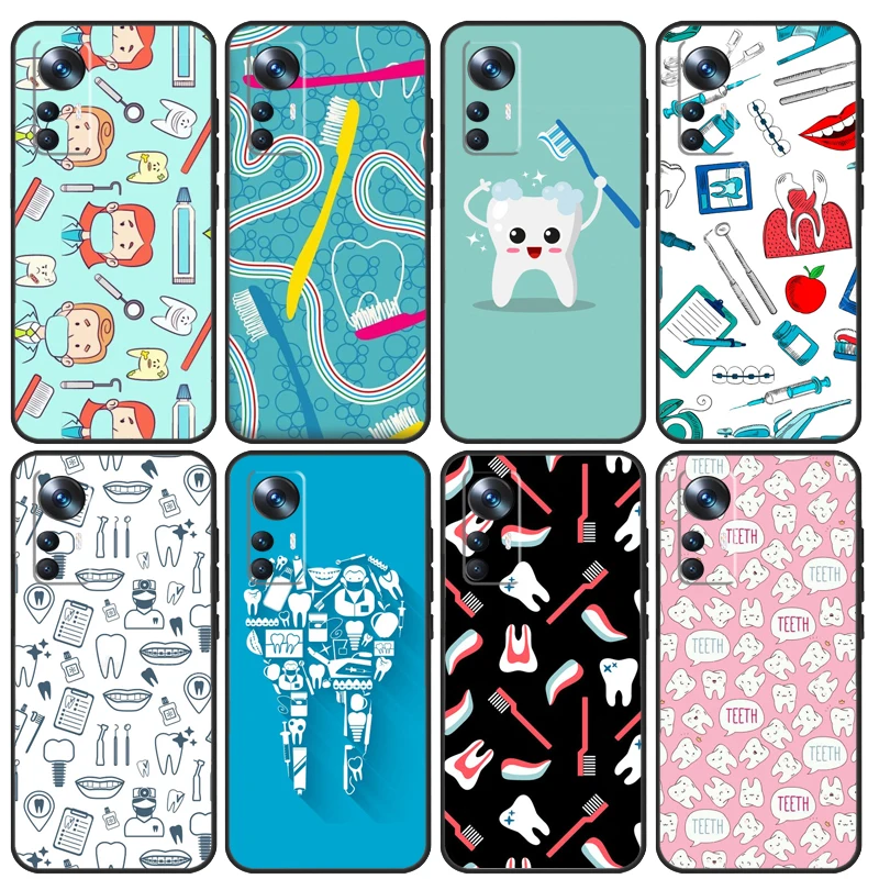 Dentist Tooth Dental Hygienist Case For Xiaomi 13 14 Pro 11T 12T 13T 12 Lite 12X POCO C65 X3 X4 X5 Pro M5s F3 F4 F5 Cover