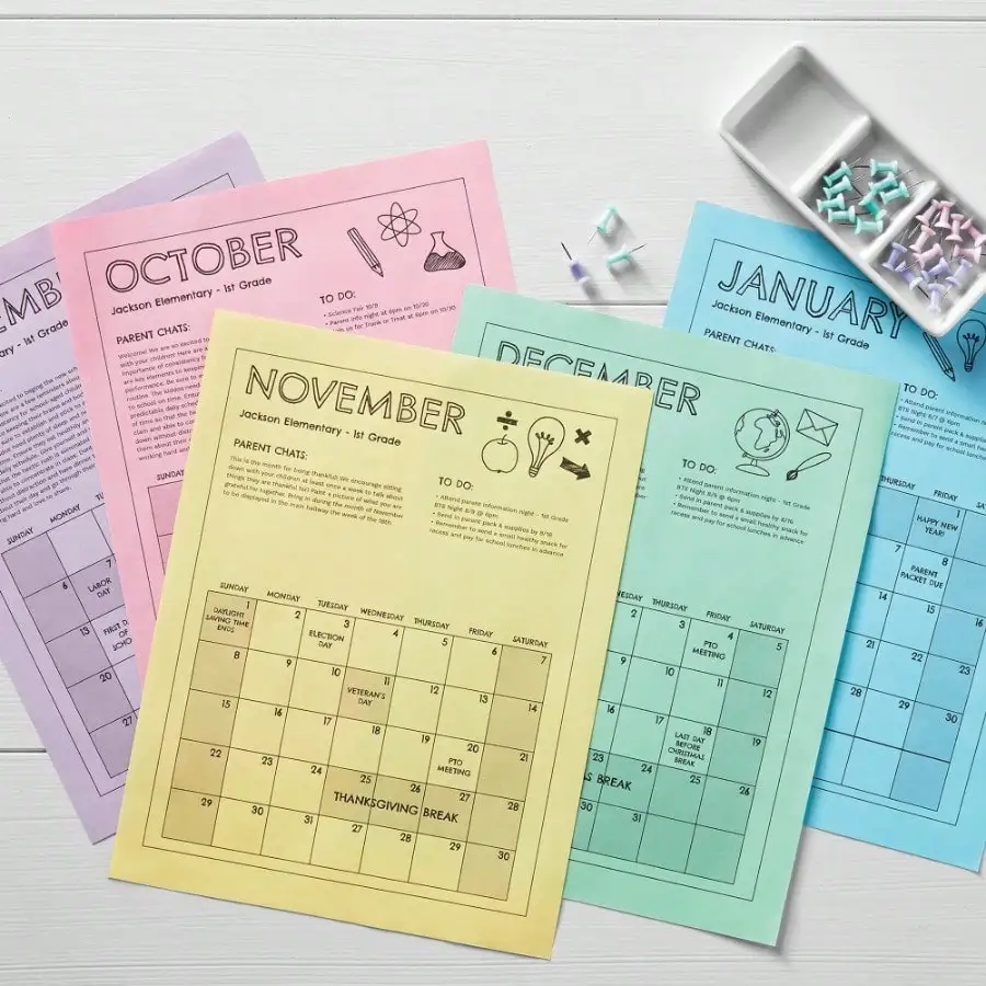 Mixed Pastel Copy Paper, 8.5" x 11", 20 lb