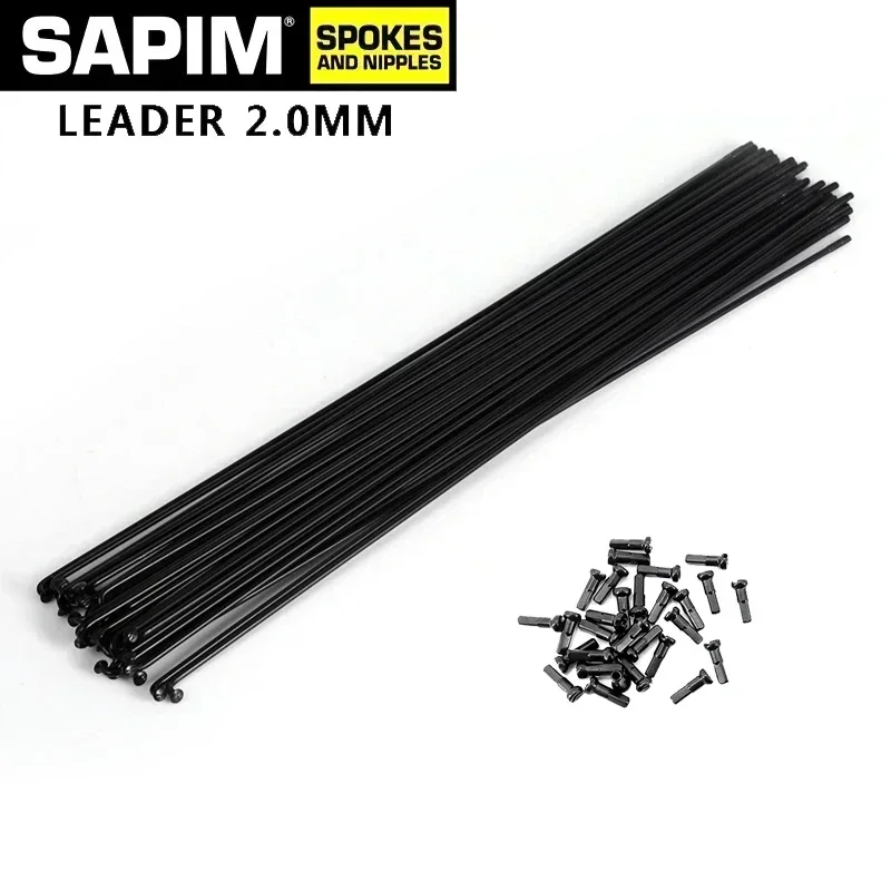 

SAPIM Bicycle Spokes 2.0 Round Spokes J-bend/straight Pull Head Bicycle Spoke Spare Parts for Bicycle Set Rays Sapim