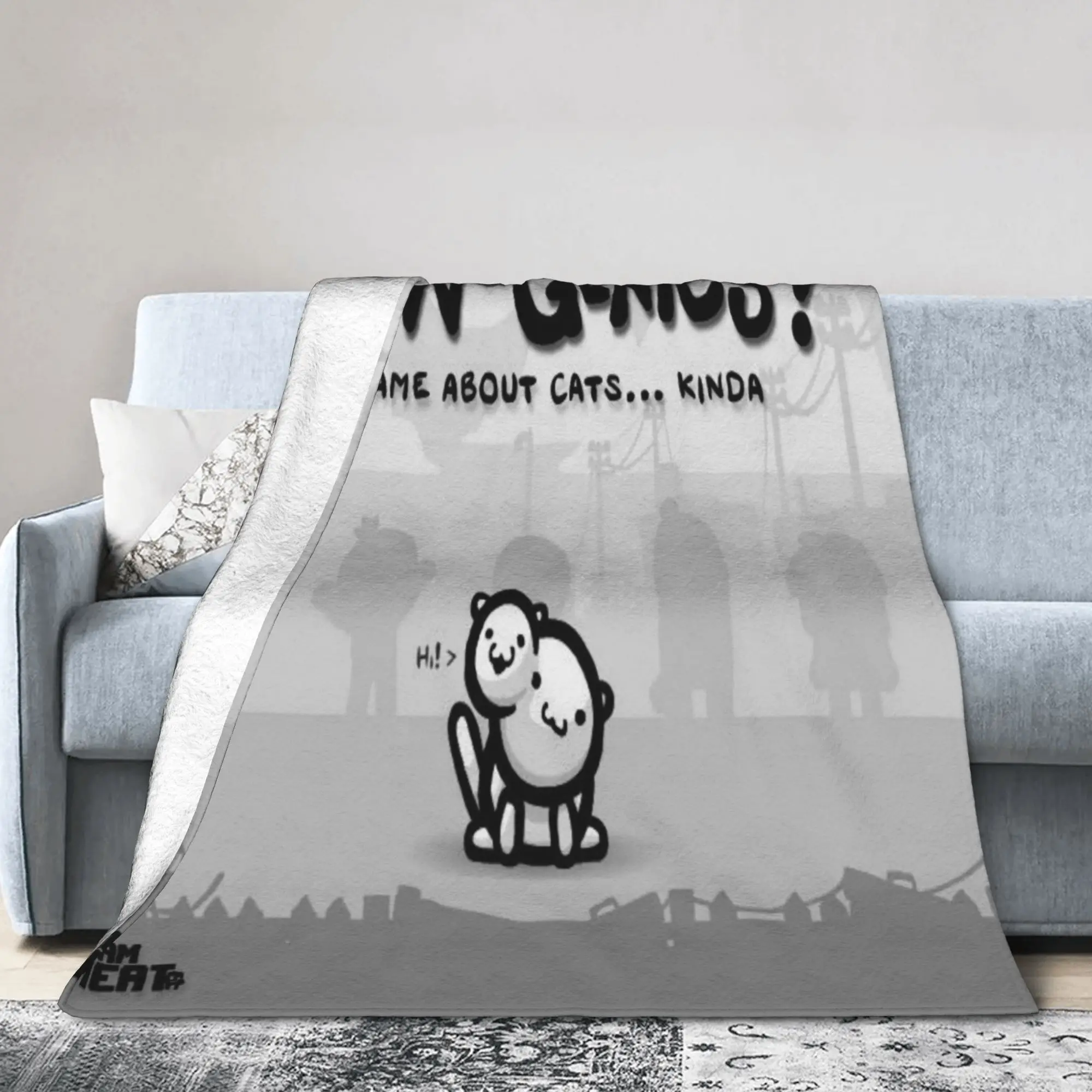 New Arrival Mewgenics Blankets Lightweight Thin Fleece  Relax Throw Blankets Machine Washable