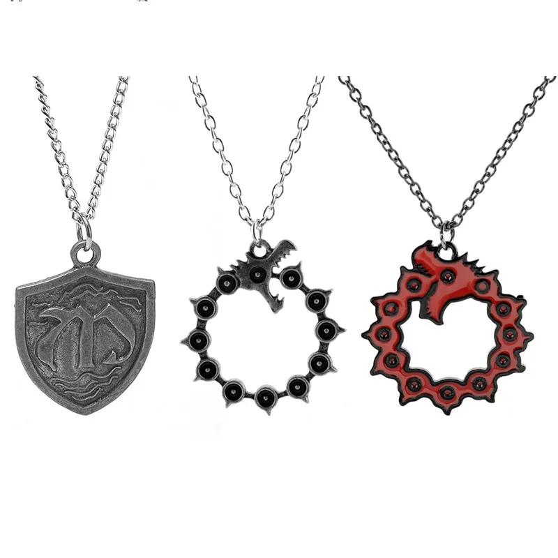 Collar de Meliodas del pecado de la ira del dragón, joyería de Elizabeth Liones Diane, disfraces de Cosplay, accesorios DIY para fiesta, periféricos de Anime