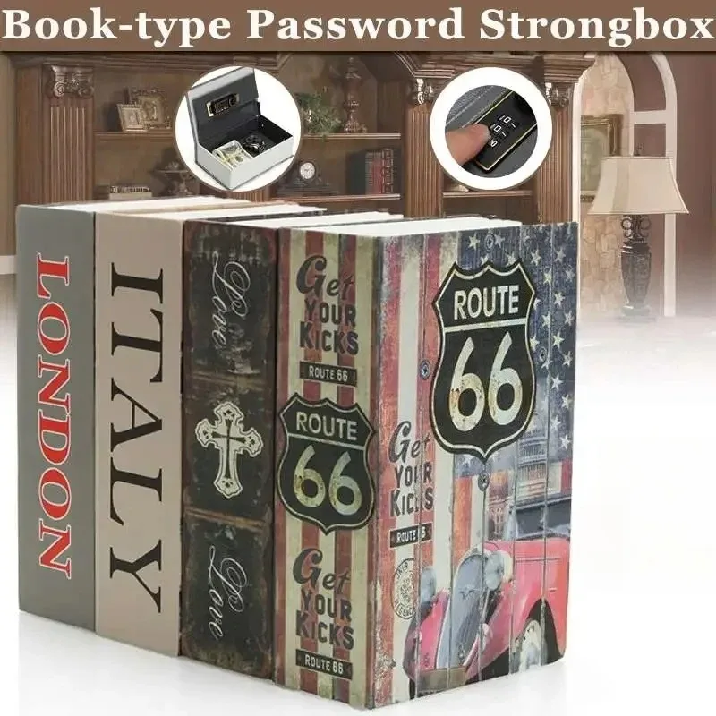 

Password Security Safe Lock Cash Money Coin Storage Locker Kid Gift Security Small Dictionary Safe Box Book Money Hide Secret
