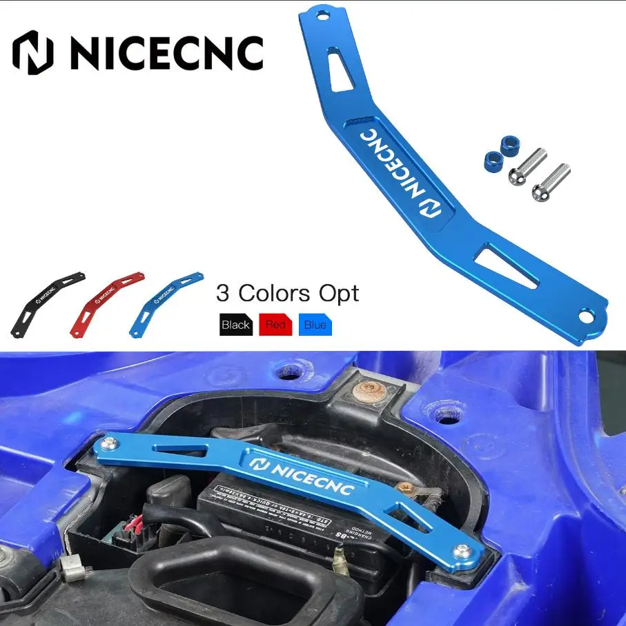 

NICECNC For Yamaha 450R YFZ ATV Battery Holder Bracket For Yamaha YFZ450R 2009-2024 Motorcycle Accessories Billet Aluminum