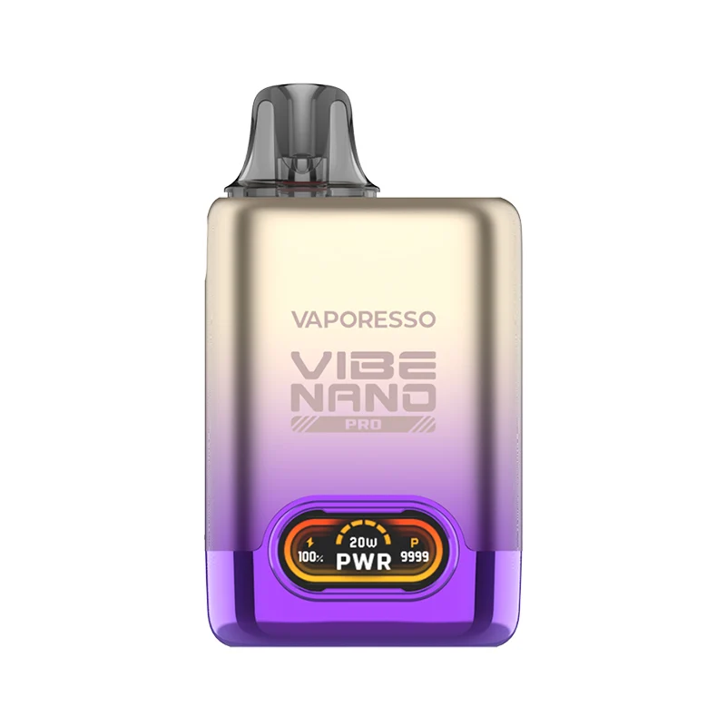السجائر الإلكترونية الأصلية Vaporesso Vibe Nano Pro Kit بطارية 1500 مللي أمبير في الساعة مع خرطوشة جراب 4.5 مللي شبكة مزدوجة ECO PWR المرذاذ