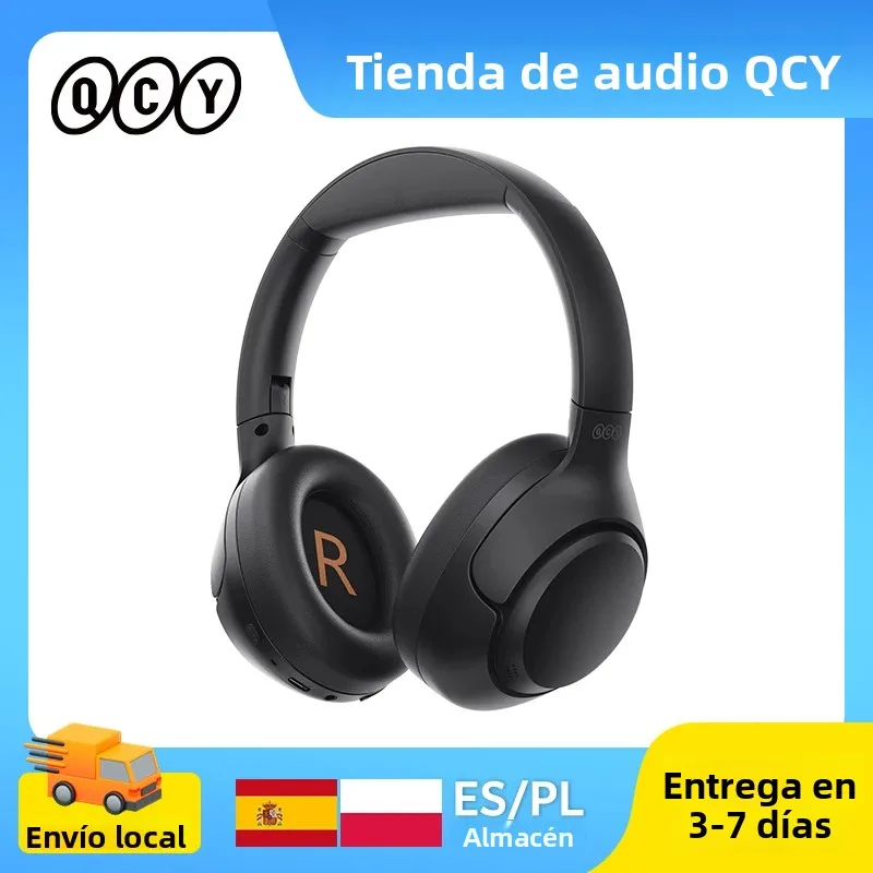 QCY H3 ANC auriculares inalámbricos Audio de alta resolución auriculares supraaurales 43dB cancelación activa híbrida… — oferta en AliExpress