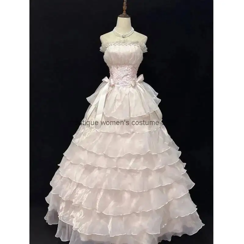 

Evening Dress Super Fairy Princess Dress Puffy Dress High-end Light Luxury Niche Adult Ceremony Banquet Elegant Art Cosplay