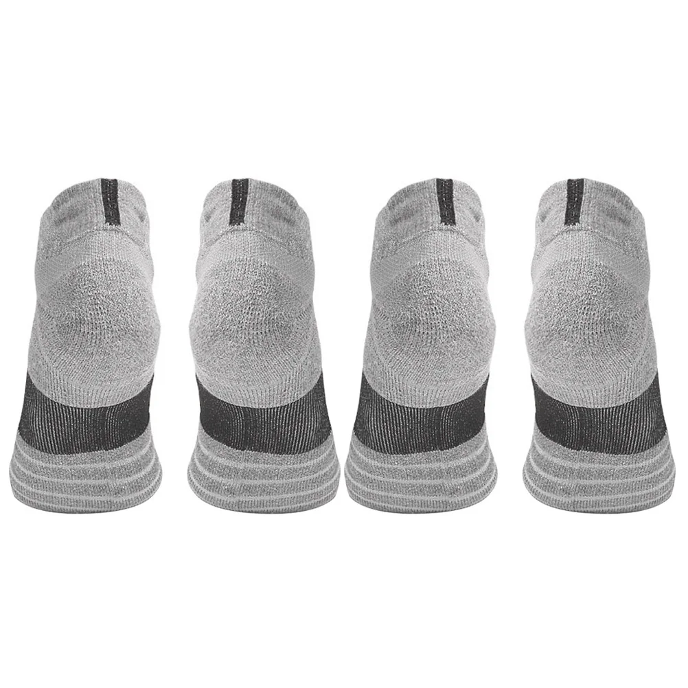 2 paires de chaussettes de course respirantes en coton, chaussettes de sport à haute élasticité, pratiques pour un usage quotidien, cyclisme, Jogging