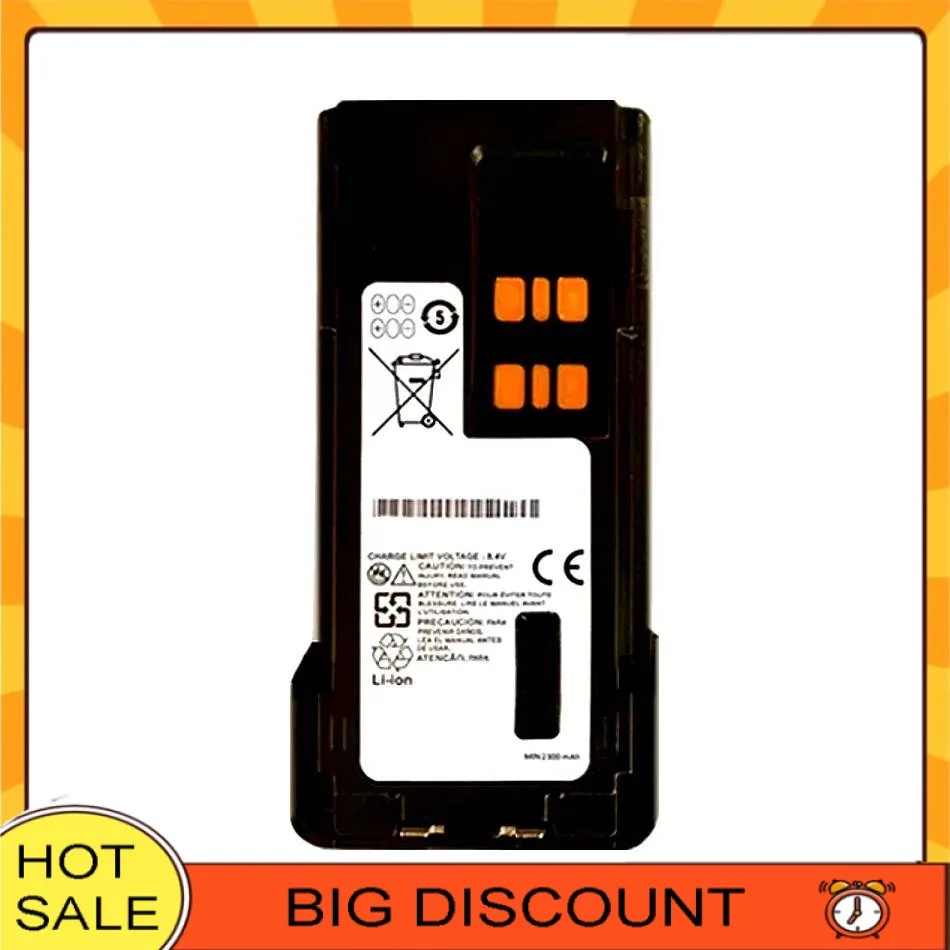 

Walkie - Talkie Battery 2300Mah For Motorola Moto PMNN4424 PMNN4448 PMNN4493 Xir P8668 GP328D 8608 8660 8668I PMNN4409