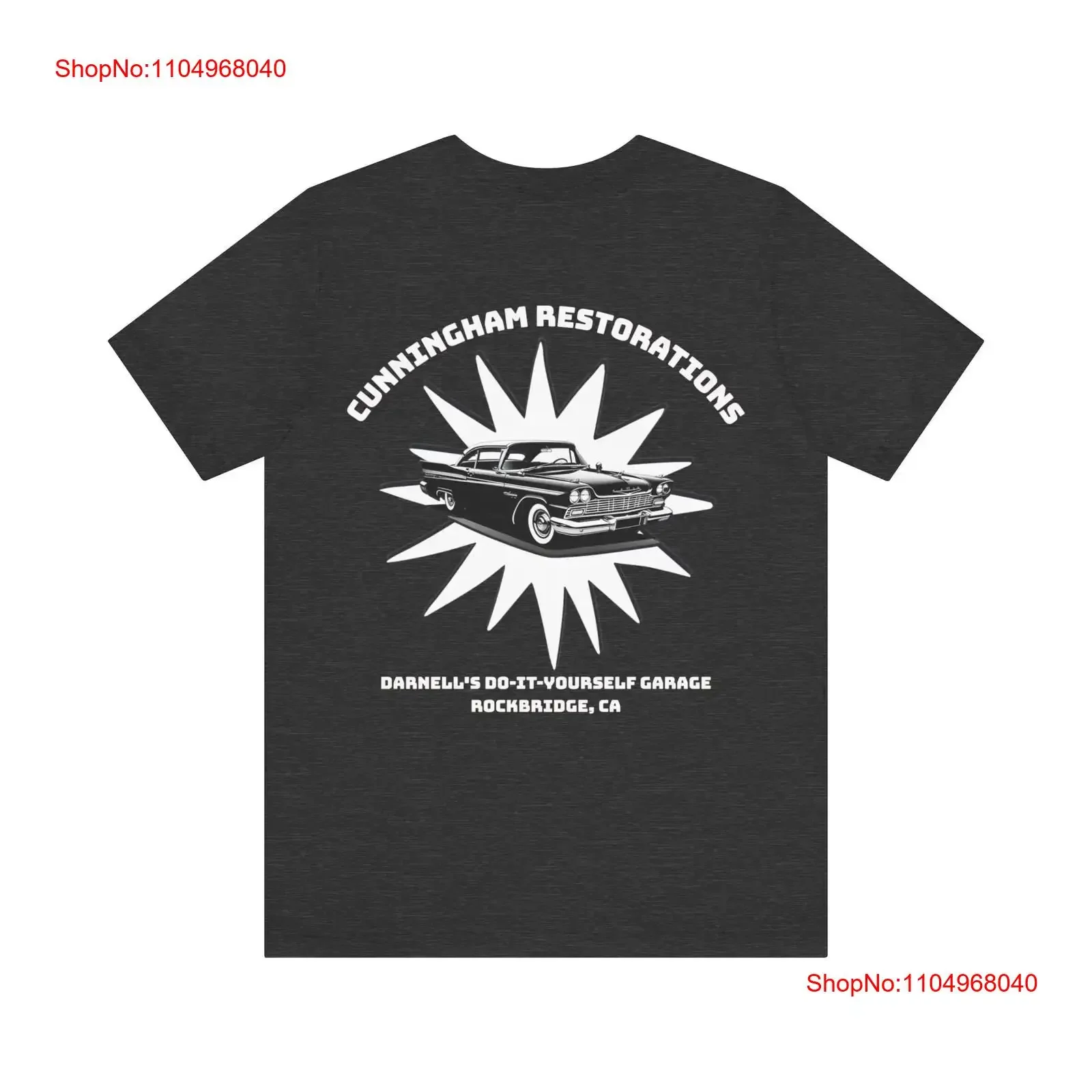 كريستين 2 الوجهين بليموث غاضب دارنيلز افعل ذلك بنفسك المرآب مخيف موسم الخريف قصيرة الأكمام القطن المحملة للجنسين تي شيرت