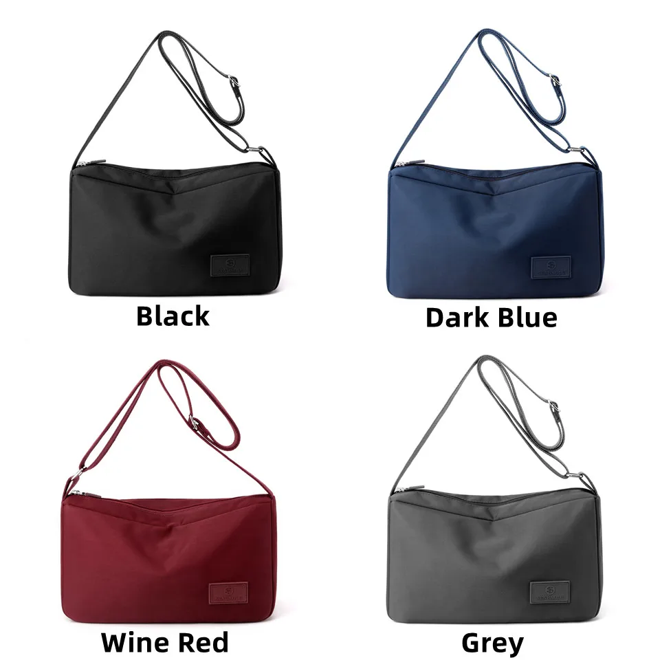 Women Vintage Shoulder Bags Retro Nylon Tote Bag For Female Large Casual Crossbody Bag Sac Femme