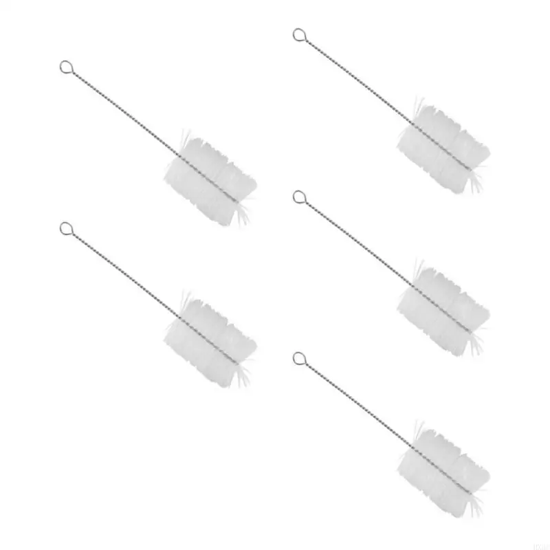 Bộ bàn chải làm sạch lông linh hoạt HX6C 5 nylon phù hợp cho chai và cốc hiệu quả có tay cầm bằng thép không gỉ