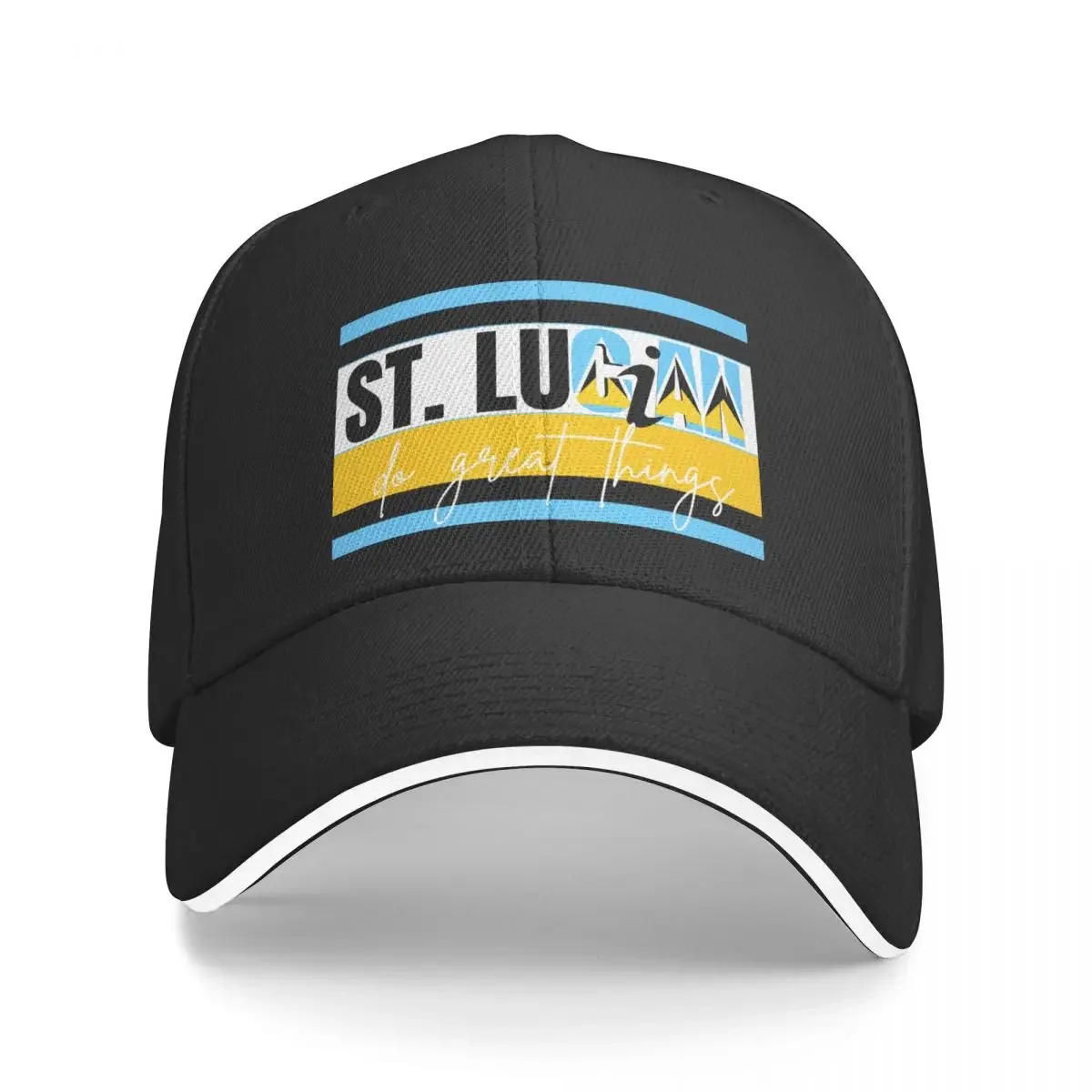 St. Lucian Baseball Cap Hat Man For The Sun Fashion Beach Golf Wear Men Women's