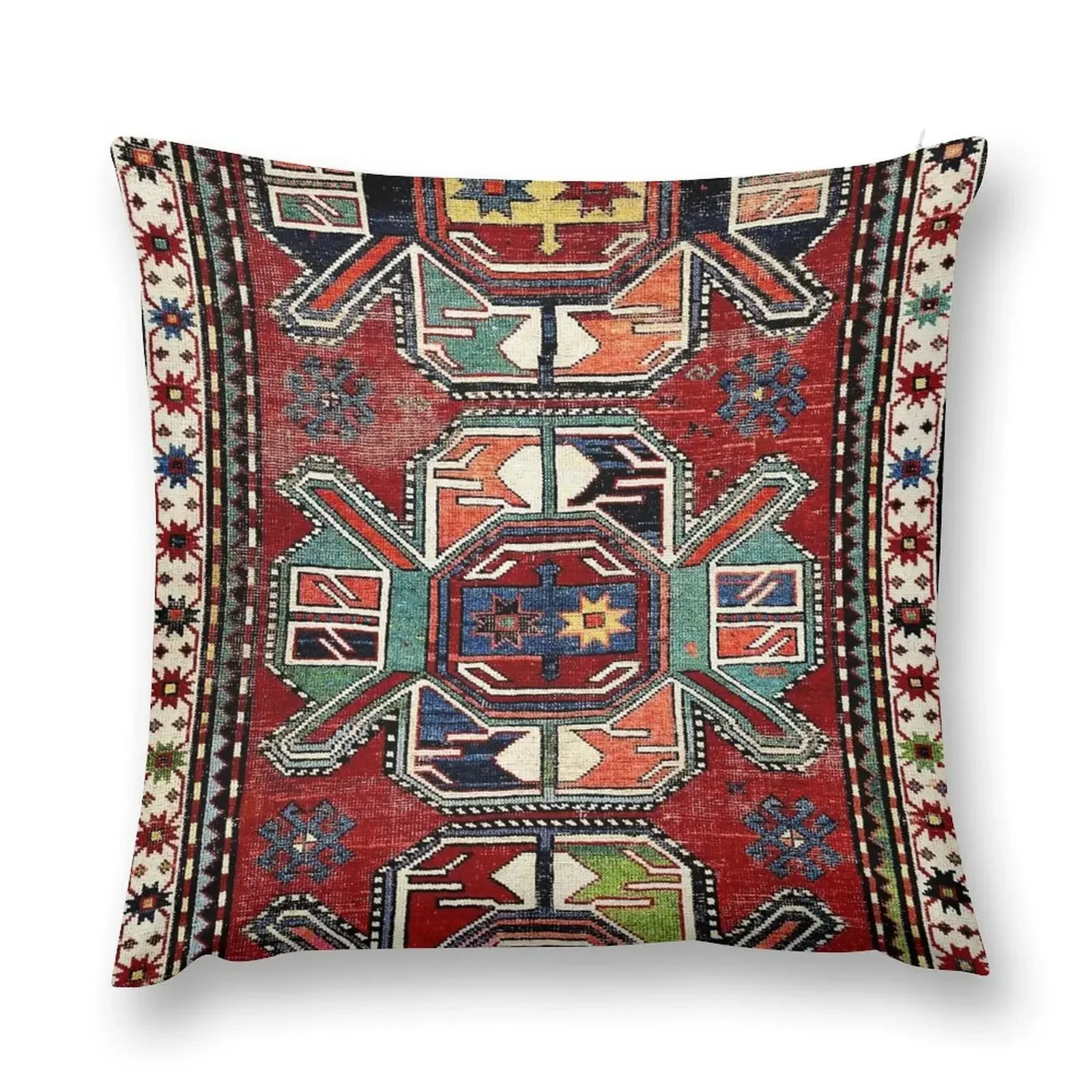 

Karabagh Antique Azerbaijan South Caucasus Rug Print Throw Pillow Pillow Cover Pillow Case