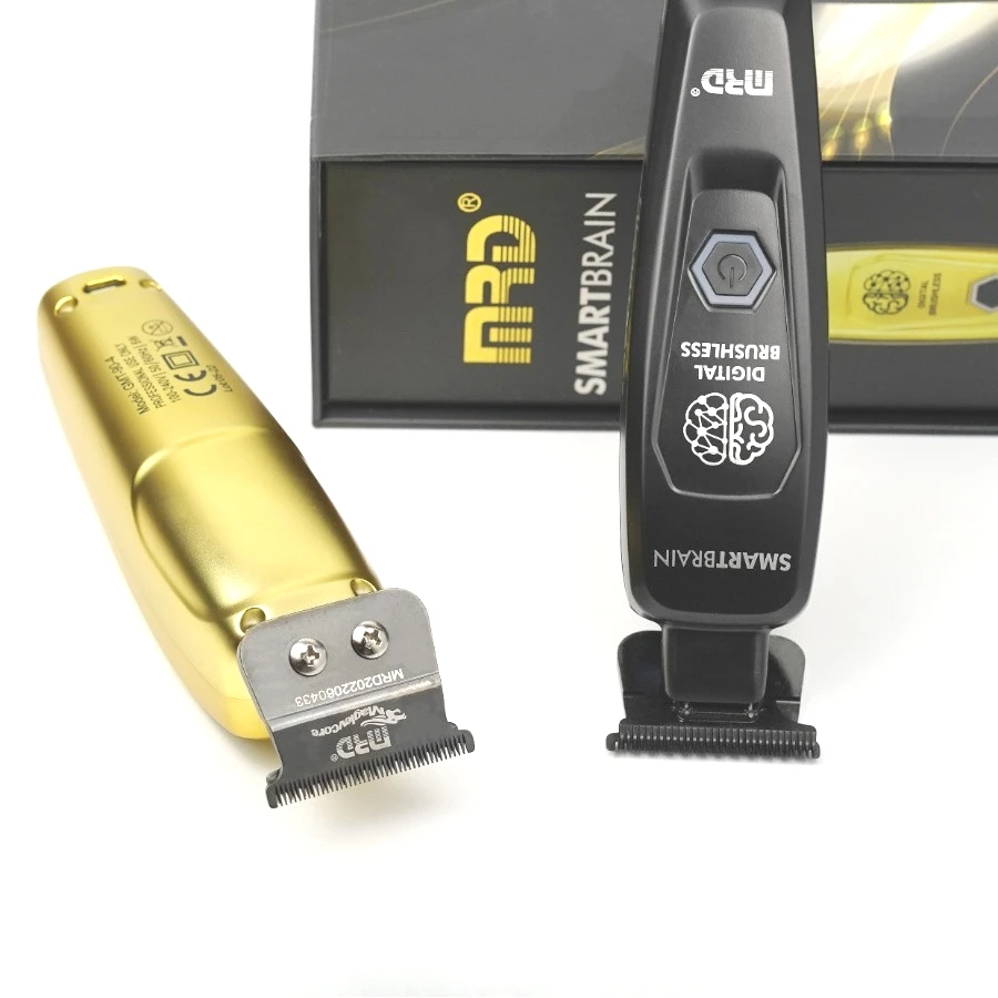 MRD CLIPPER GMT-90-4 ماكينة تشذيب شعر الدماغ الذكية، 7200RP، ماكينة قص الشعر للرجال جسم معدني كامل DLC 440C شفرة