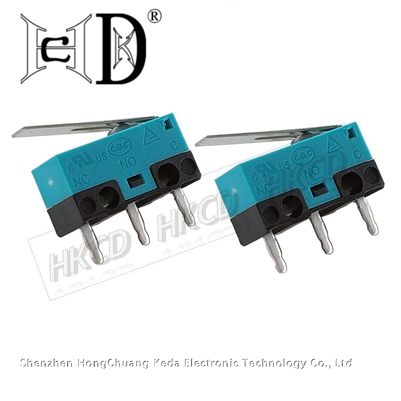 5pcs Silver Contacts 5A 250V Micro Switch KW12 Green Travel Limit Switch 2Pin 3Pin Mini Limit Switch KW12 Micro Switch
