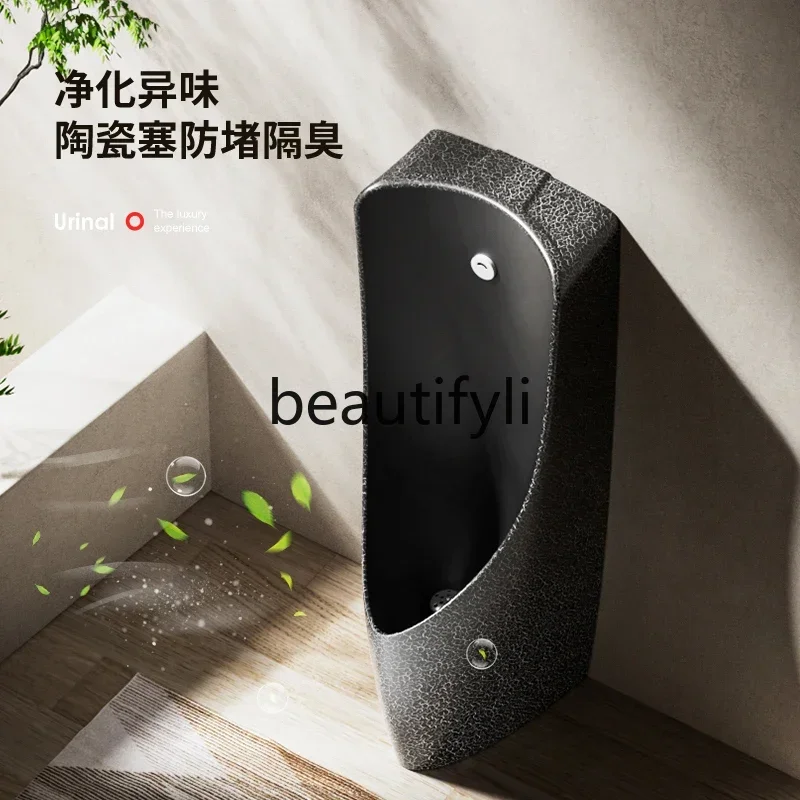 B178 Sensore orinatoio da terra orinatoio con scarico automatico in ceramica da uomo retrò