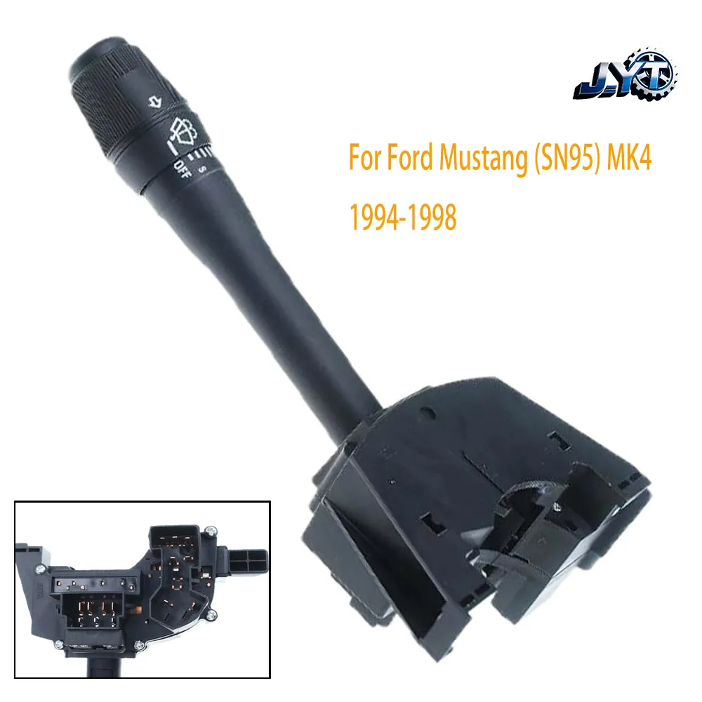 Nuevo Interruptor Combinado de Limpiaparabrisas, Señal de Giro y Faros Delanteros para Ford Mustang SN95 MK4 1994 1995 1996 1997 1998, Accesorios para Automóviles
