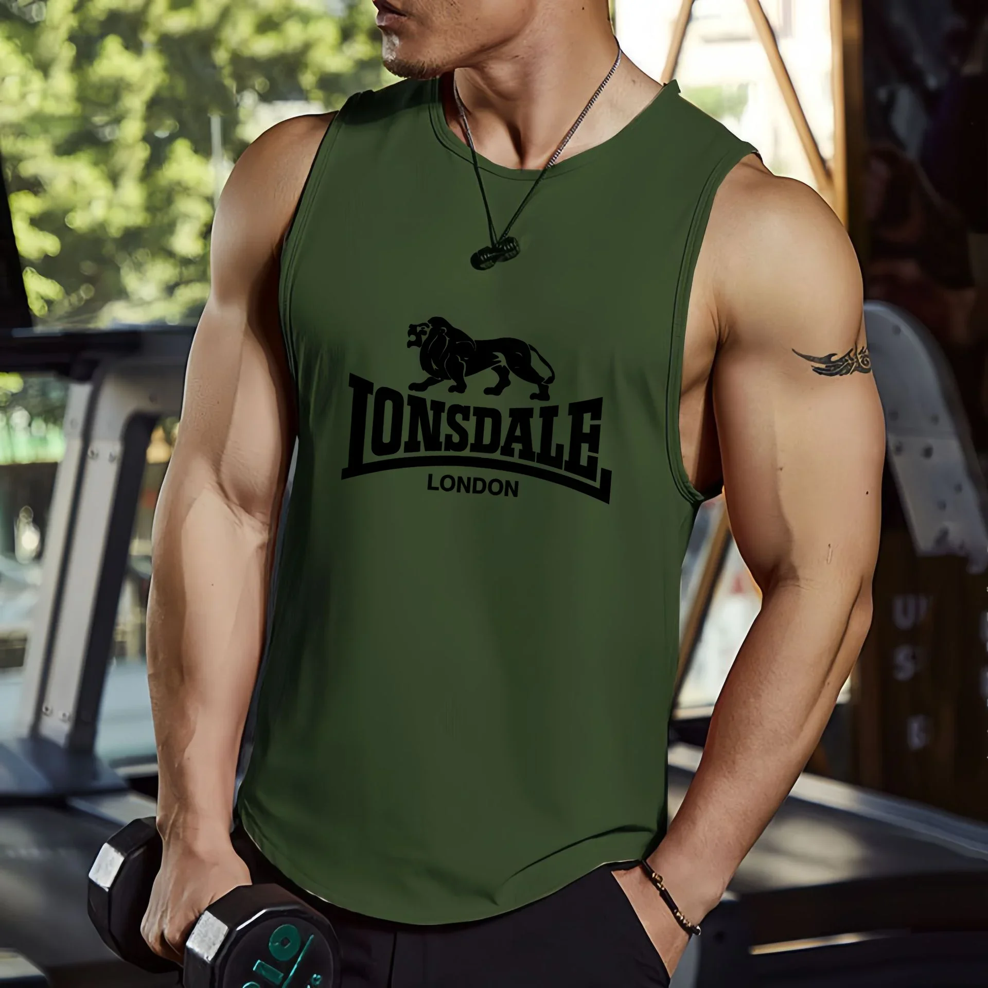 Fashion 3D Print Men's Tank Tops Summer Quick Dry Breathable Gym Tees Casual O-neck Sleeveless Shirt Outdoor Fitness Sports Vest image 2