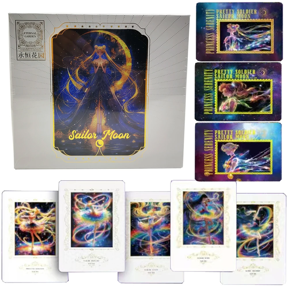 

Sailor Moon Fantasy Adventure Anime Peripheral Character Card Classic Magic Girl HD Craft Limited Edition Card Christmas Gifts