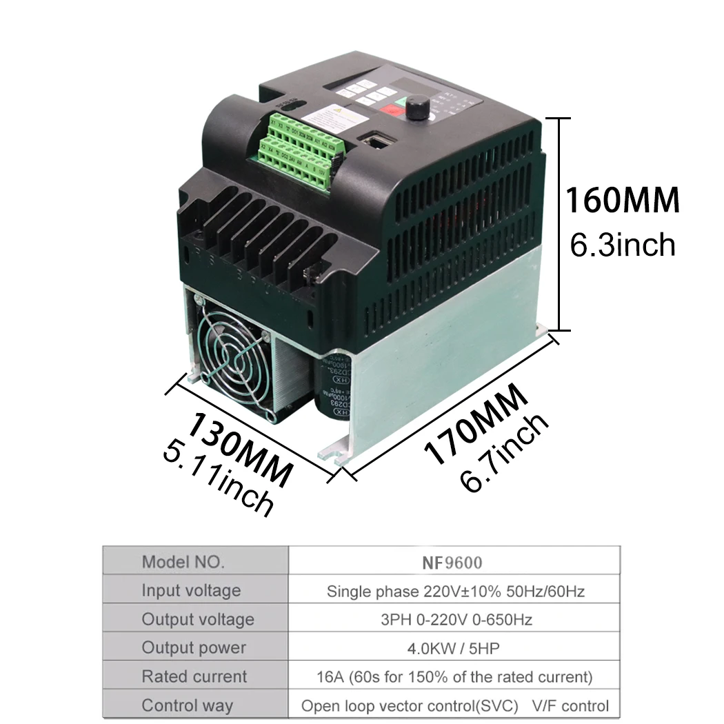 frequency of 220 3 phase Mini VFD Variable Frequency Drive Converter for Motor Speed Control Frequency Inverter