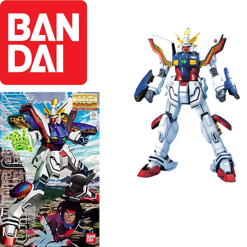 

Оригинальная модель Bandai Gundam в комплекте, аниме-фигурка Mg Gf13-017Nj сияющая Коллекция Gunpla, аниме экшн-фигурки, игрушки