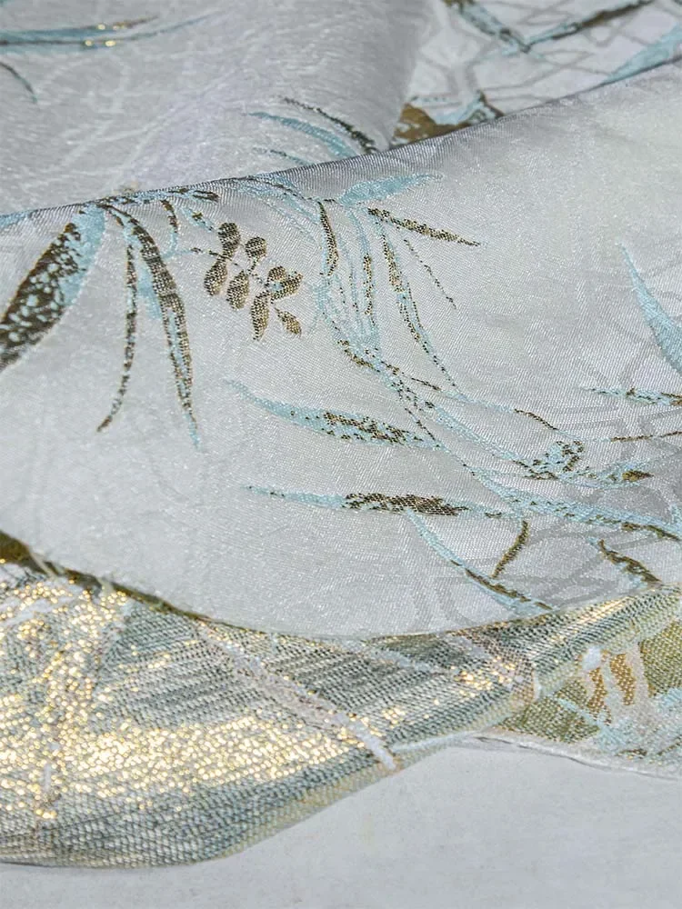 

Жаккардовая ткань для вышивки в китайском стиле, дизайнерская одежда, ткань для шитья, оптовая продажа, ткань на метр, материал «сделай сам»