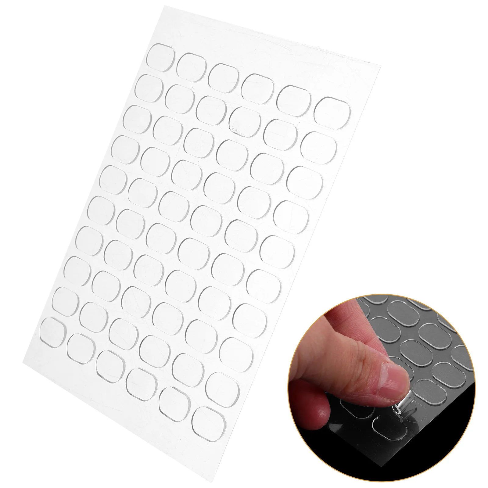 120 Pcs Transparent Film Double-sided Tape Clear Dots Circle Stickers Balloons Sticky Glue Points Adhesive Craft
