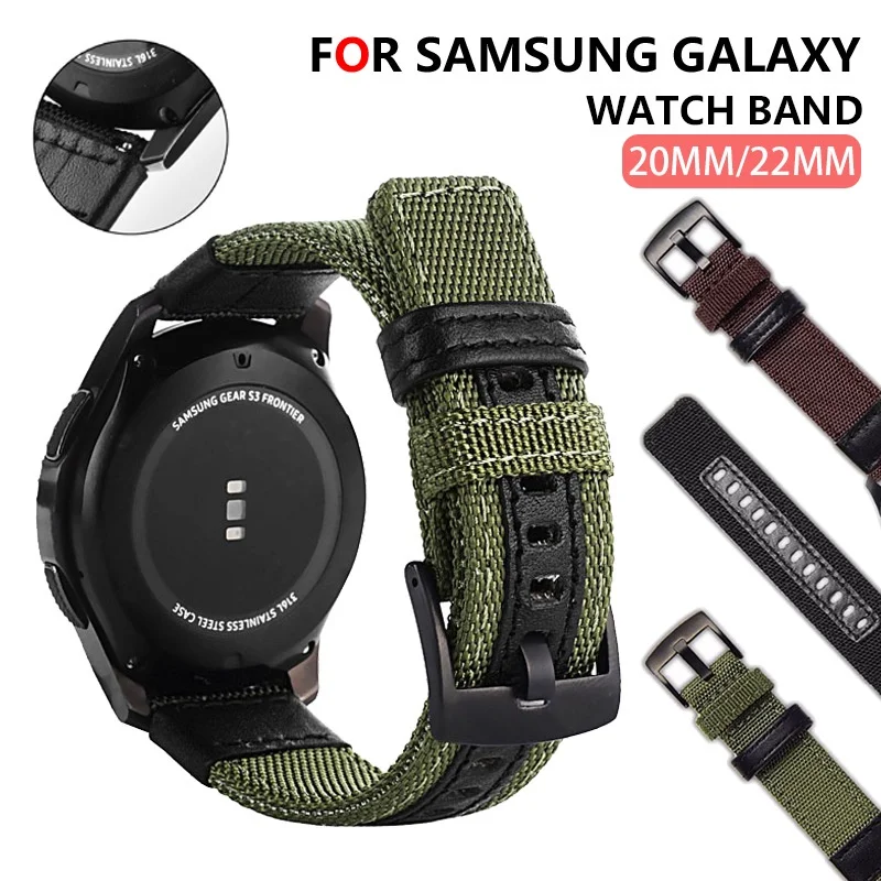 20mm 22mm Quick Release Nylon Watch Strap Sport Wristband for Women Men Universal Watch Bracelet Accessories with Tool