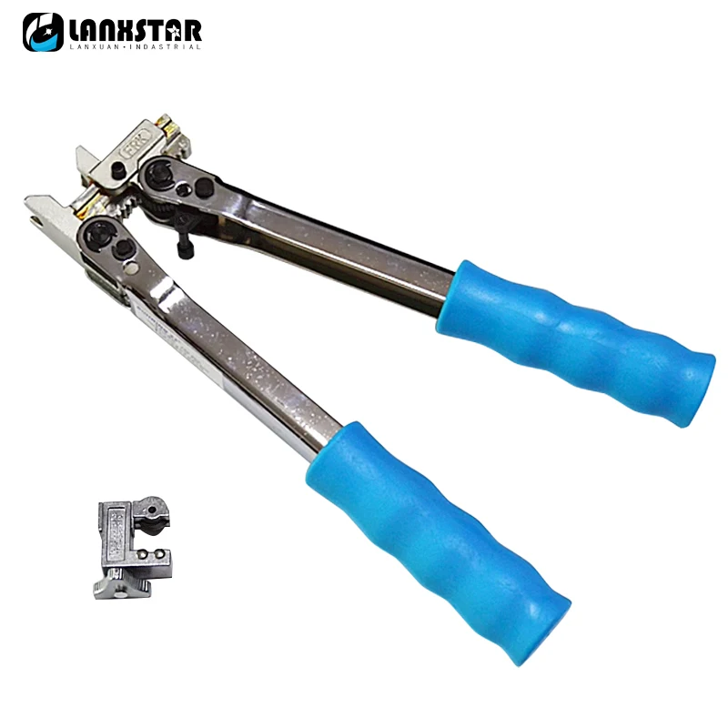 Locke Ring Crimping Alicates para Geladeira Alicates de Crimpagem Manual Ferramenta de Manutenção Soldagem Livre Fechamento Rápido Gabinete