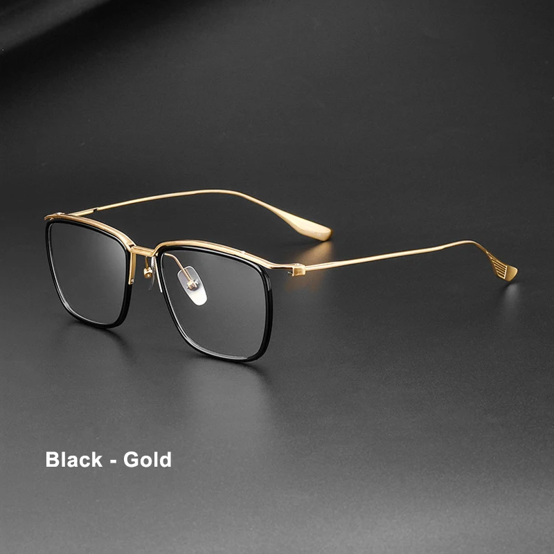 

Guvina New Brand Replica Luxury Business Eyewear Pure Titanium Square Men Glasses Frame Prescription Myopia Optical Spectacles