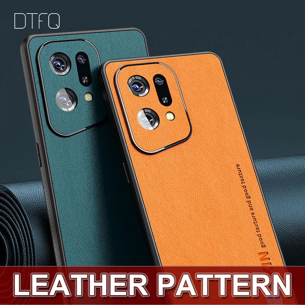 For OPPO Find X5 Pro Case Coque Shockproof Back Cover for OPPO Find X5 X5 Lite Luxury Leather Case for OPPO Find X3 Pro X3 Lite