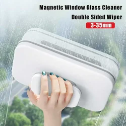 3-45mm Magnetic Window Cleaner Double Side Window Wiper Glass Cleaner Brush for Washing Windows Outside Household Cleaning Tool