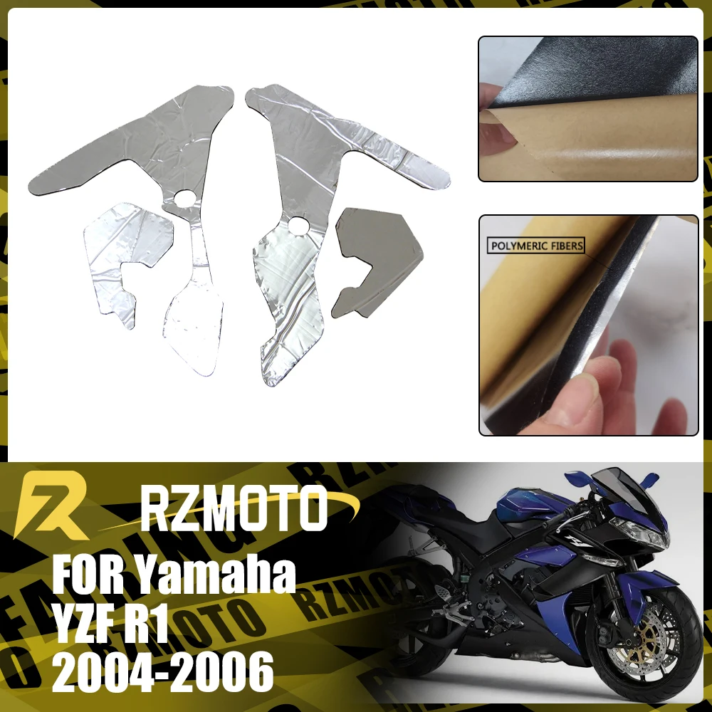 

For Yamaha YZF R1 YZFR1 YZF-R1 2004-2006 Motorcycle Protective Heat-Insulating Film ABS Fairing Professional Heat Shield