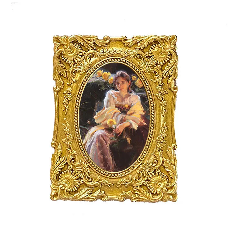 

Mutihome French Indie Folk Romantic Room Decoration Photo Frame Wedding Picture Frames European Style Photo Frame 6-inch Photo