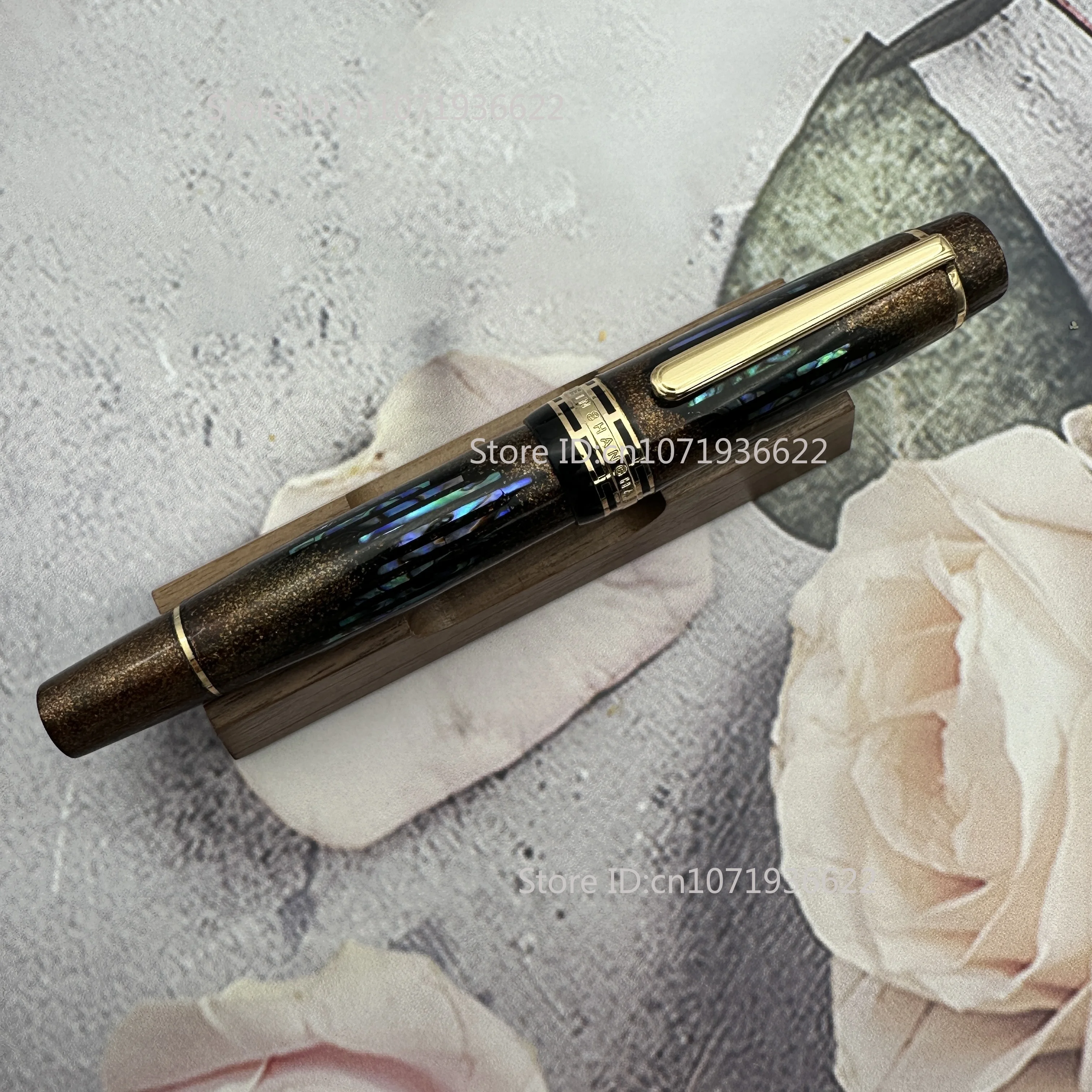 جديد Wingsung 630/ADMOK 800 Raden نمط ماكي-eTraditional أم اللؤلؤ المكبس قلم حبر التحبير الطلاب الكتابة هدية القلم