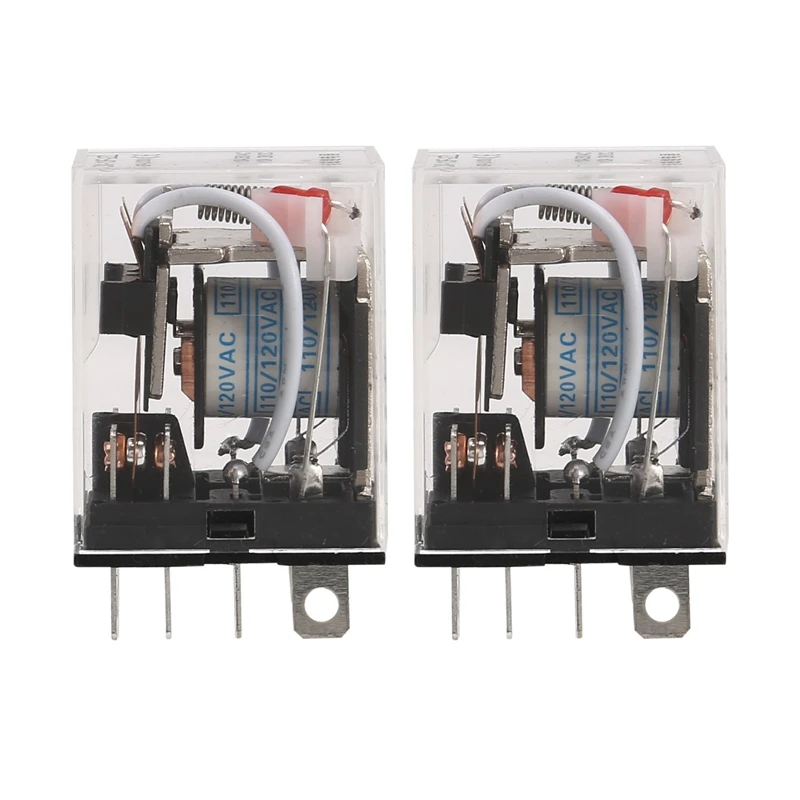 Hot 2X JQX-13FL AC 110V Coil DPDT 8-Pin 8P Electromagnetic Power Relay